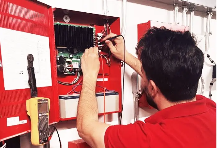 سیستم اعلام حریق کارخانه همیل پازاک